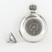Sporran Flask, Pewter, Clan Crested, Clan Grant